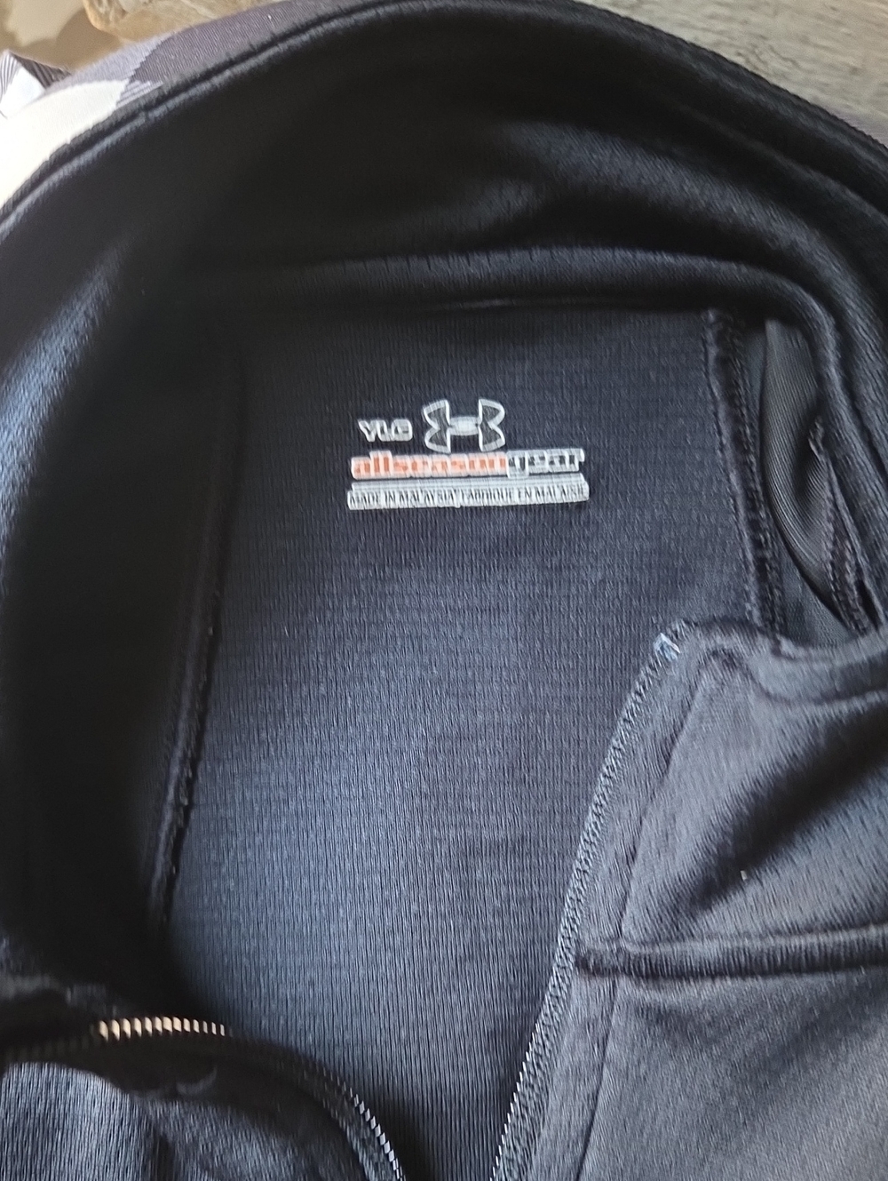 Under Armour Black Performance Full-Zip Jacket